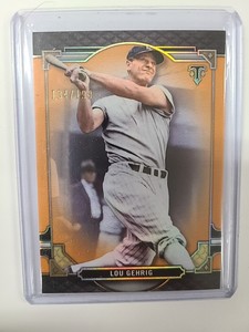 2022 Topps Triple Threads LOU GEHRIG Amber 134/199 SP #18 New York Yankees🔥🔥