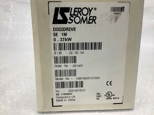 SE11200037    -  LEROY SOMER  -    SE11200037     Variateur 0.37 KW 6.5A    NEUF - Foto 1 di 5