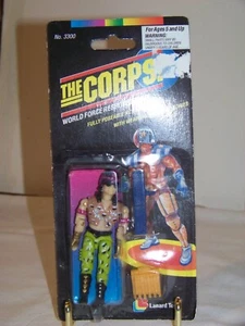 VTG 1992 LANARD TOYS THE CORPS "CROWBAR" ACTION FIGURE NO.3300 NEW IN PKG - Picture 1 of 4