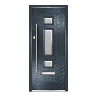 32mm Quality T Bar Door Pull Handle Inline 304 Stainless Steel with fixings - Image 1 of 4