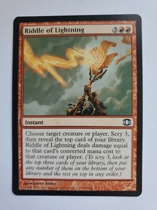 MTG Magic The Gathering Card Riddle of Lightning Instant Red Future Sight - Picture 1 of 2