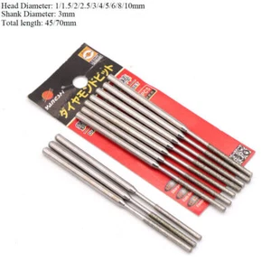 1-10mm Diamond & CBN Burrs Extra Long Cylinder Grinding Bit for Dremel Engraving - Picture 1 of 6