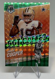 Amari Cooper Got Game Green Mosaic Prizm #GG-18 2021 Panini Mosaic  Cowboys - Picture 1 of 3