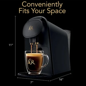 BLACK L'OR Barista System Luxury Coffee and Espresso Machine Combo by Philips - Picture 1 of 8