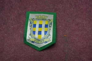 ANCIEN ÉCUSSON BISCOTTE GRECOIRE BLASON RÉGION VILLE VICHY CPA - Foto 1 di 1