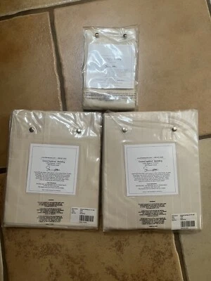 Linen Source Grand Supima 450 Thread Twin Sheet Set Pillow Case Ivory NWT - Image 1 of 4