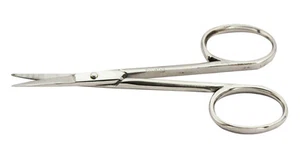 New 3.5" Arrow Point Cuticle Curved Scissor - Stainless Steel - Picture 1 of 1