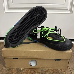 Size 8- Nike Blazer Low x Off-White Black 2022 - Picture 1 of 16