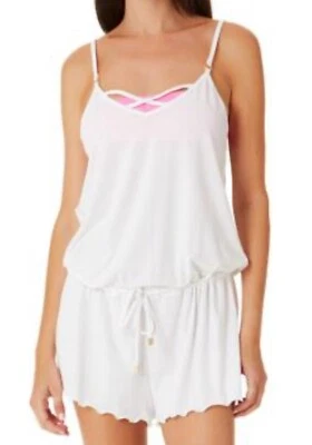 Mameluco California Waves Junior Corbata Cintura Natación Cubre Blanco Talla XS Foto 1 de 4