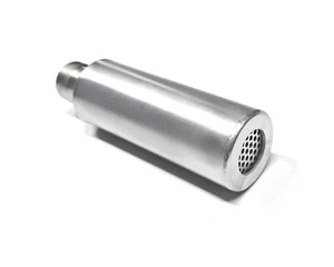 1" NPT thread Muffler 304 Stainless Steel, for mud motors, Minibikes, gokars - Picture 1 of 6