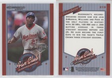 2001 Donruss Fan Club Baseball's Best Silver Vladimir Guerrero #219 HOF