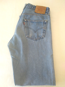 Levi's 501 Vintage Jeans Made in USA Lavaggio Chiaro