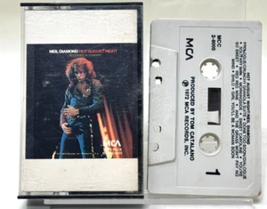'Hot August Night' Neil Diamond Cassette Recorded in Concert 1972 MCA - VG - Picture 1 of 2