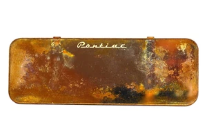 Vintage PONTIAC Automobile Car Visor Mirror 10"x3.5" Clip On Pontiac - Picture 1 of 6