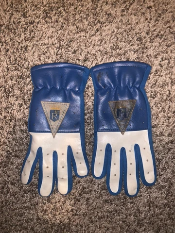 Kansas City Royals Youth Batting Gloves. Bought at The K in 1985. Vintage Cover