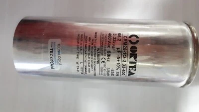 ICAR-Ortea Condensatore CRM25 Rifasamento 66,6 µF 3,33 kvar@400V dim 50x140 mm - Immagine 1 di 4