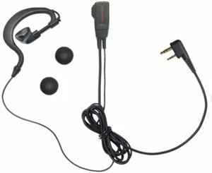 ICOM L Typ 2 Pin spezifischer kleiner Power Transceiver Ohr hängender Kopfhörer - Bild 1 von 7