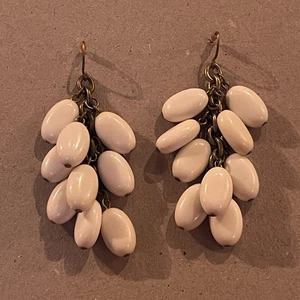 Earrings, Dangle, Beaded, Vintage - Picture 1 of 7