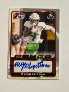 2021 Leaf Pro Set Power Mycah Pittman Bronze Rookie Auto Utah Utes - Picture 1 of 2
