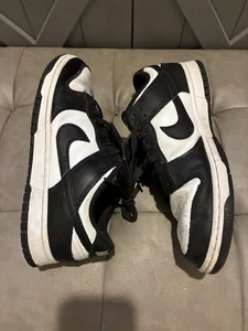 Men's Nike Dunk Low Retro Shoes '80s Color Block Panda DD1391-100 Mens 10 Used  - Picture 1 of 5