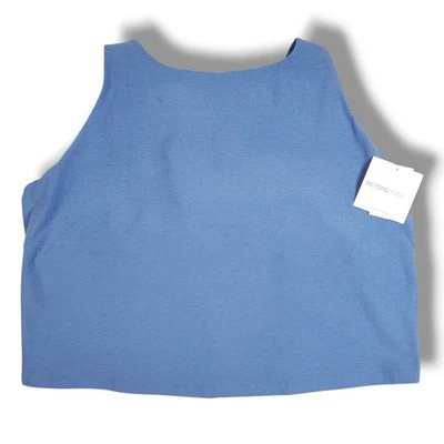 Camiseta sin mangas recortada Beyond Yoga Spacedye Refocus para mujer 4XL azul foco EE. UU. atlética Foto 1 de 4
