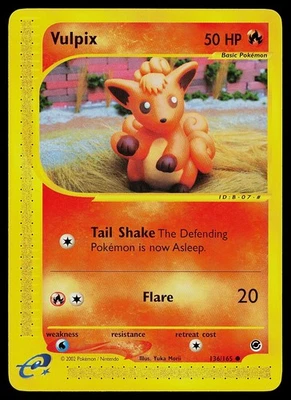 Pokemon Card - Vulpix Expedition 136/165 Common Non Holo - Image 1 of 2