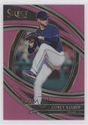 2020 Panini Select Premier 粉色 Prizm /10 Corey Kluber #103 — 第 1/2 张图片