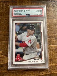 Mookie Betts 2014 Topps Update US26 Rookie Card PSA 10 Gem MT Red Sox RC - Bild 1 von 1