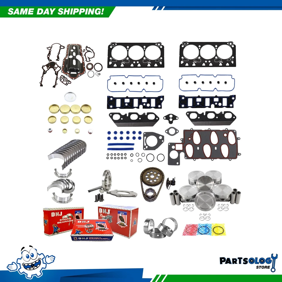 Kit de reconstrucción de motor maestro DNJ EK3185M para Chevrolet Camaro 1995 3,8 L V6 OHV 12 V Foto 1 de 4