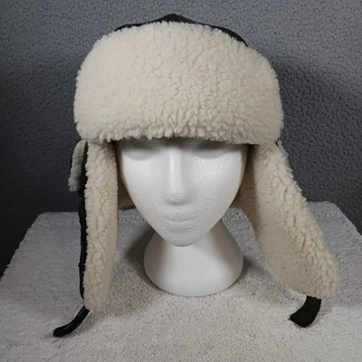 ¡NUEVO SIN ETIQUETAS! Sombrero de aviador de lana Woolrich Supplex para hombre talla única  Foto 1 de 4