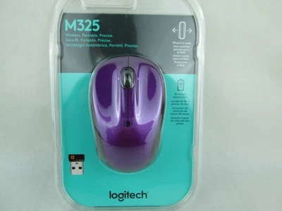 Logitech M325s Wireless Mouse - Violet Brand New in Sealed Package - Image 1 of 4