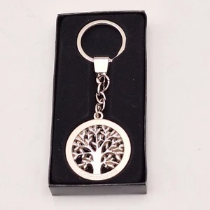 Schlüsselanhänger Lebensbaum in silber in Geschenk Box von Formano - Bild 1 von 4