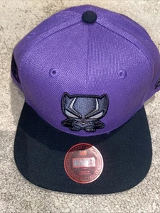 New Lids Exclusive SnapBack Marvel Comics Black Panther Youth Hat One Size - Picture 1 of 7