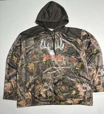 Sudadera con Capucha Camuflaje Pelirroja Caza Hombre’s 2XL Con Bolsillo Frontal Foto 1 de 4