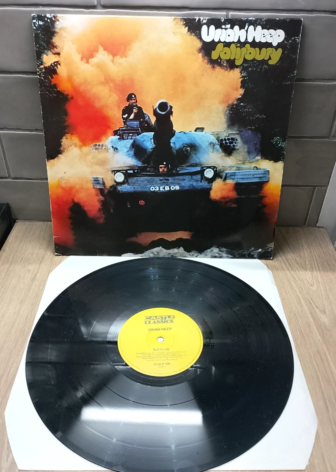 Vinyl LP Uriah Heep - Salisbury NM/NM 1986 Re-issue Castle classics Prog Rock Foto 1 de 4