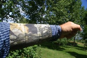 Slap Fit Archery Arm Guard easy to put on and take off camo or black