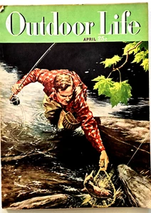 Outdoor Life April 1949 Bass from Unfished Waters Good Old Days of Waterfowling - Picture 1 of 17