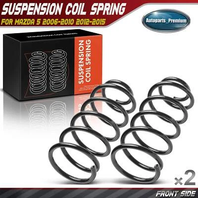 2xFront Left & Right Side Coil Spring for Mazda 5 2006-2010 2012-2015 C23634011B - Image 1 of 4