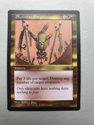 Phyrexian Purge, MTG Mirage (1996) Rare Multicoloured Sorcery NM - Image 1 of 2