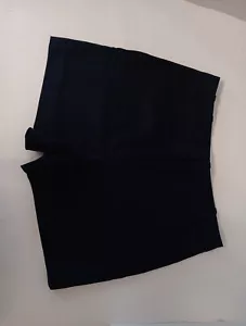 Zara Basic Collection Shorts Damen Gr. Small Schwarz Baumwolle Gürtelschlaufen - Bild 1 von 11