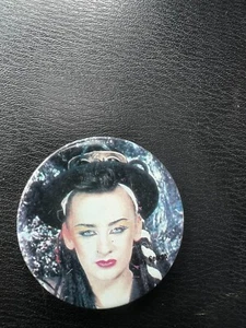 Vintage Boy George Culture Club Buttons Pinback 1980s New Wave Music 2.25" - Picture 1 of 2