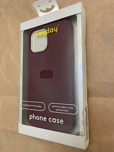 heyday Apple iPhone 12 Pro Max Silikon Case Wireless Charging ok - Mulberry - Bild 1 von 2