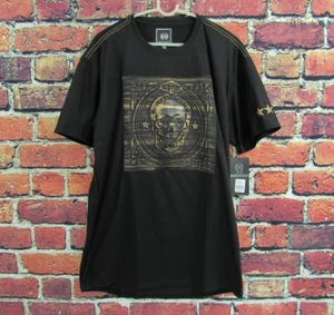 CR-24 Bordo Cromato Men’s Never Surrender Embossed Black Short Sleeve T-Shirt 2X - Picture 1 of 11