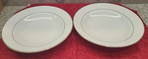 Lot de 2 bols à soupe porcelaine Majesticware Sakura CLASSIC GOLD 8" - Photo 1/8