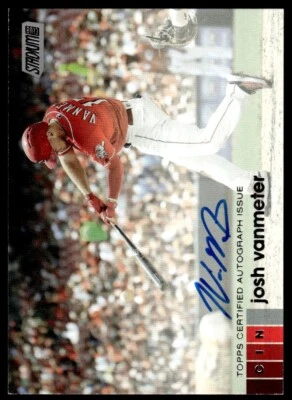 2020 Stadium Club Autographs Josh VanMeter Auto Cincinnati Reds #AJV R71 - Image 1 of 2
