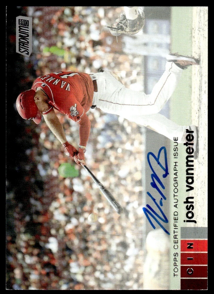2020 Stadium Club Autographs Josh VanMeter Auto Cincinnati Reds #AJV R71 - Image 1 of 2