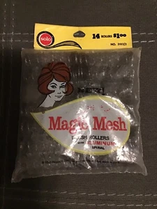 NEU IM Paket Vintage SOLO Magic Mesh Bürstenrollen mit Aluminium Spirale Menge 14 - Bild 1 von 7