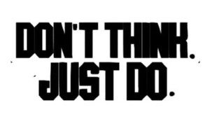 Maverick Dont Think Just Do VINYL DECAL STICKER Car Window Bike - Picture 1 of 6