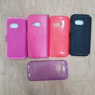 Flip Case for HTC One MINI 2 (NOT FOR HTC ONE MINI) Wallet Cover Neat Design - Image 1 of 4