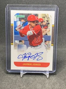 Jahmai Jones 2021 Donruss Retro '87 Auto Autograph #87SJJ LA Angels H29 - Bild 1 von 1